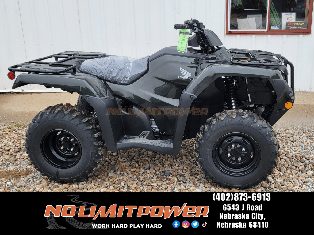 SOLD 2024 Honda FourTrax Rancher 4x4 ES Green No Limit Power Inc